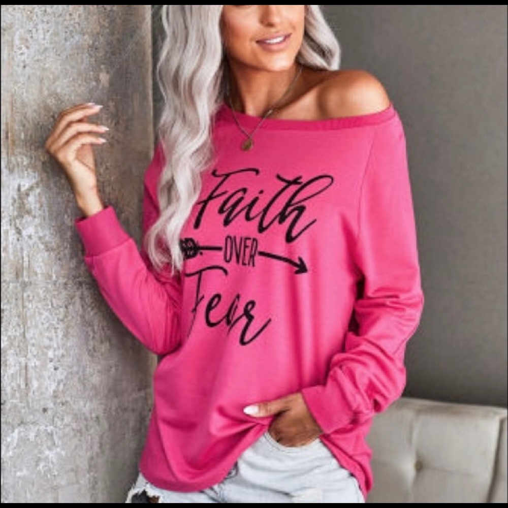 Comfy Long Sleeve Pullover, New in Bag, LARGE